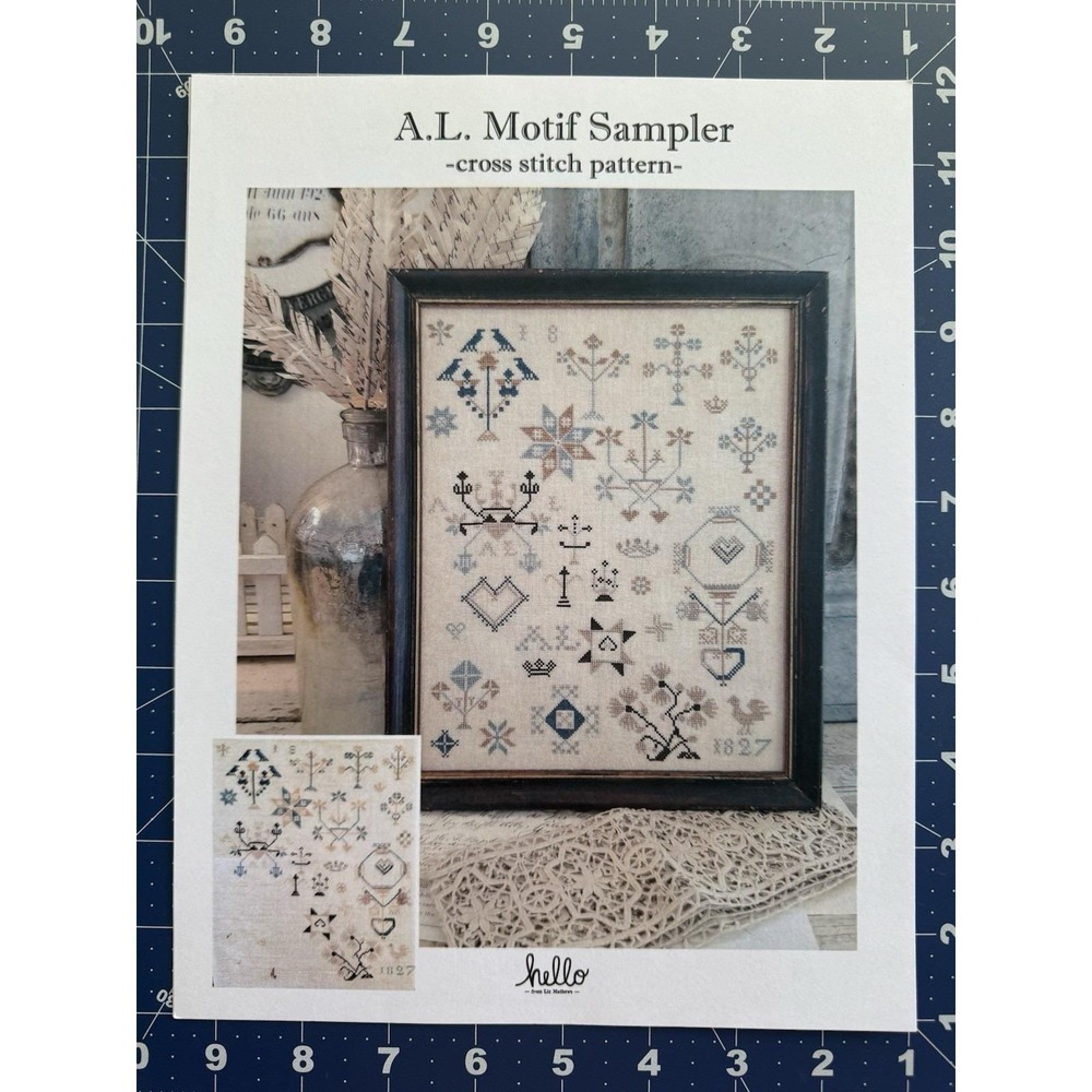 A.L. Motif Sampler Cross Stitch Pattern By Hello From Liz Mathews